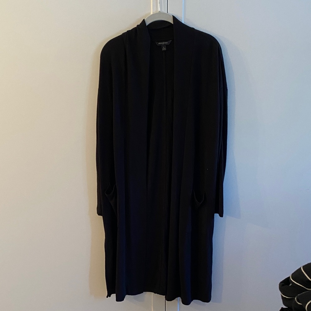 Banana Republic Black Open Front Cardigan